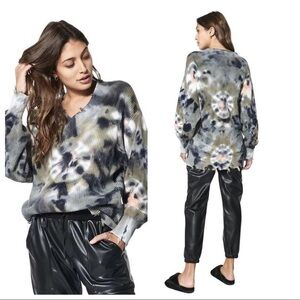 Young Fabulous & Broke Over-sized Tie Dye Sweater NWOT